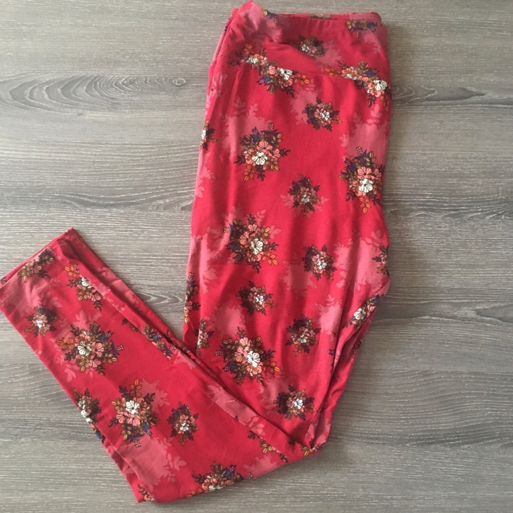Floral LuLaRoe Leggings TC